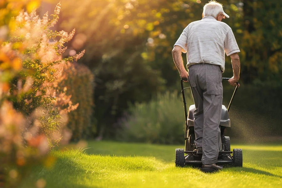 self propeller lawn mower