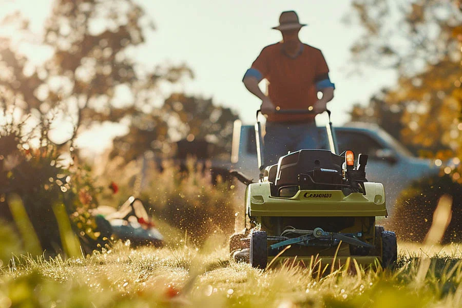 electric and battery lawn mowers